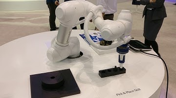 Automate 2019 - Doosan Robotics / SCHUNK - M0609 / Co-act EGP-C - Pick and Place