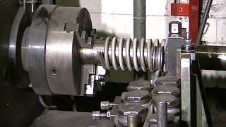 Coiling a spring