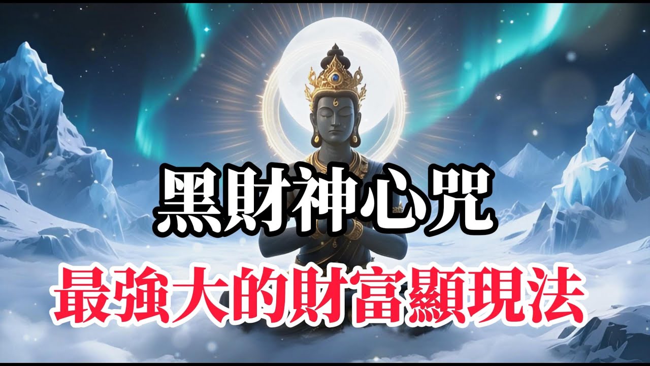 黑財神心咒 秒招偏財，偏財運勢爆發，心咒讓你財源廣進，增長無盡善業，成就圓滿財富，正財偏財，福德招引，讓您的努力，獲得倍數回報，快速掌握招財心法