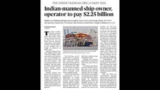 Historic $2.25 Billion Maritime Settlement #reels #shorts #maritimesafety #trending #sea