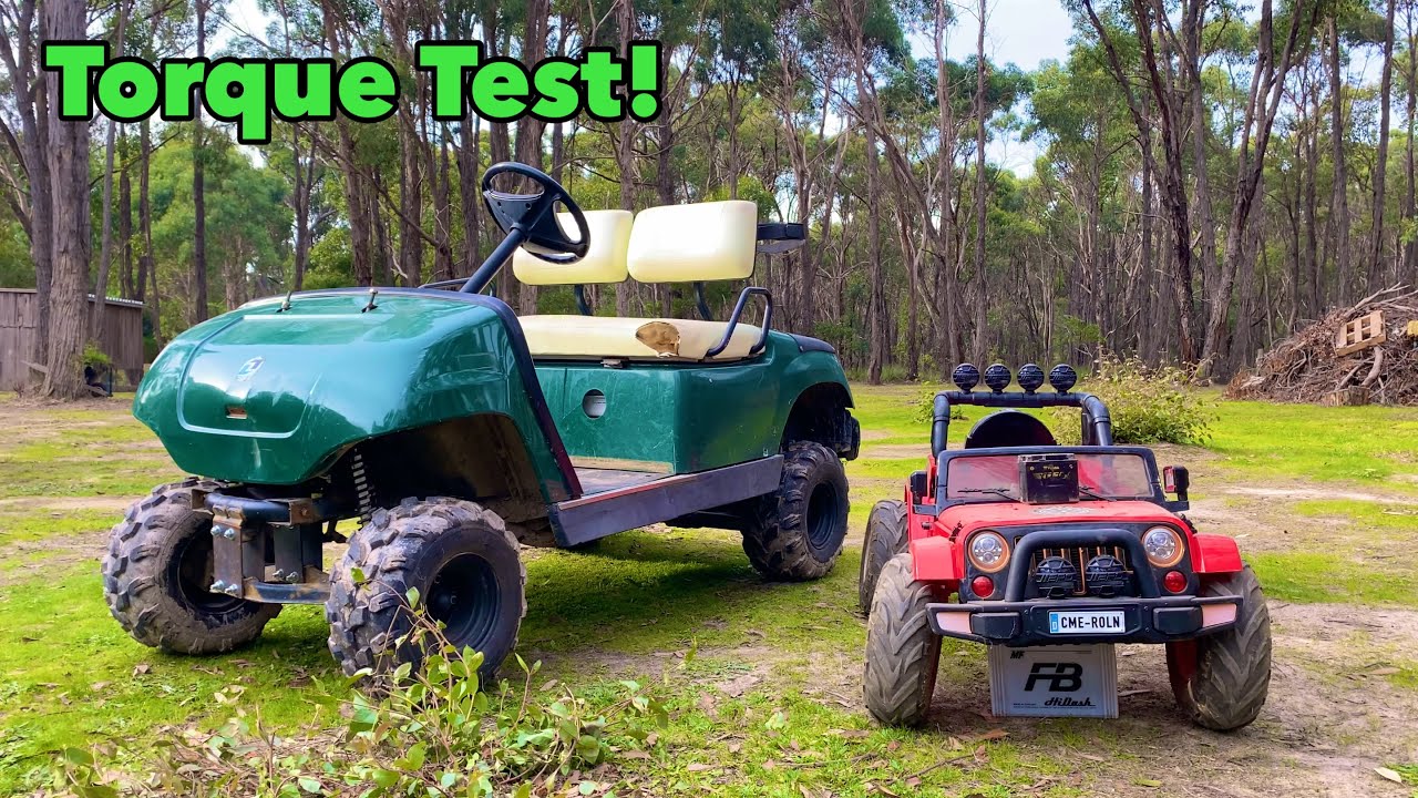 How To Build A 440cc Golf Cart Part 4. NEW Torque Converter and Power wheels!