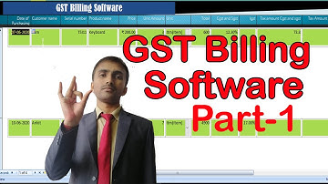 How to create Gst billing software in ms access ms in hindi and english part 1