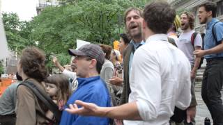 SAVE THE STACKS! - NY Public Library Protest Shoutin' out in Public Space song