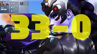 Going 33-0 as Widowmaker | Overwatch 2