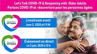 Let's Talk COVID-19 & Reopening with Older Adults