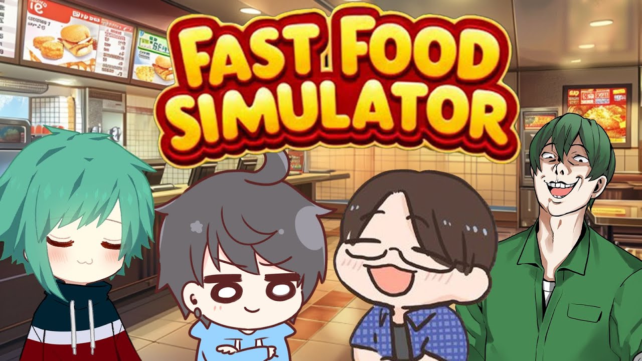 【Fast Food Simulator】ぬまなおにゅるみさかさんでハンバーガー屋さん経営します！　9/10
