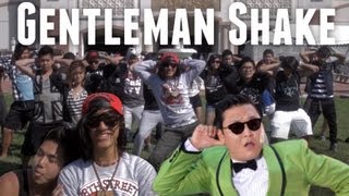Psy - GENTLEMAN PARODY Shake Dance Flashmob W/ RealTdragon Harlem Shake