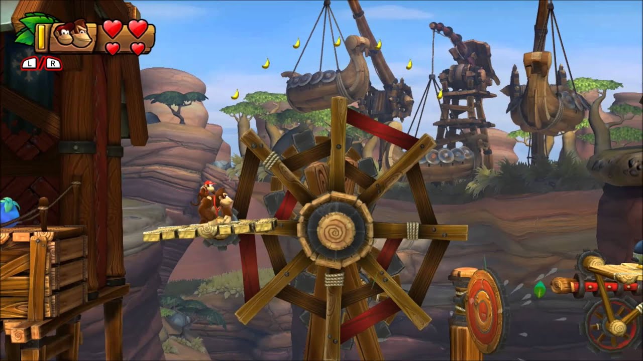 Donkey Kong Country: Tropical Freeze - 100% Walkthrough - 3-A