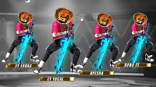 HIP HOP AND NEW EMOTE PRESET ALIGHT😈💥MOTION FF💥🎶||🤡 PANDA🤡-DESIIGNER || JEDAG JEDUG👀 VIRAL