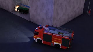 Notruf 112 [16]  Brandeinsatz am Supermarkt | Notruf 112 - Die Feuerwehr Simulation 2