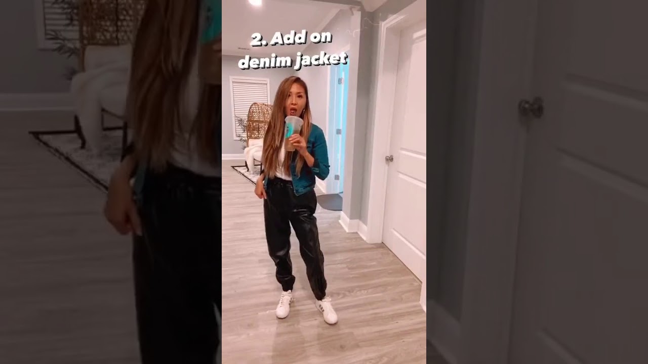 faux leather joggers target