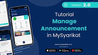[Version 2.0] Tutorial Manage Announcement in MySyarikat