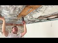 Gipskartondecke abhängen 🚧 Hier zeige ich wie ich bei mir in der Halle die Decke abhänge !