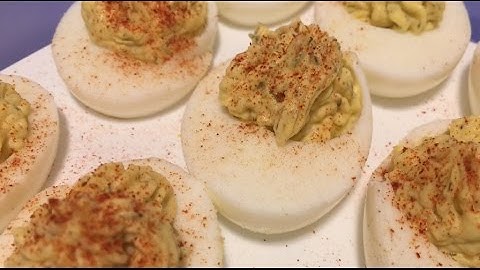 Instant Pot Horseradish Deviled Eggs