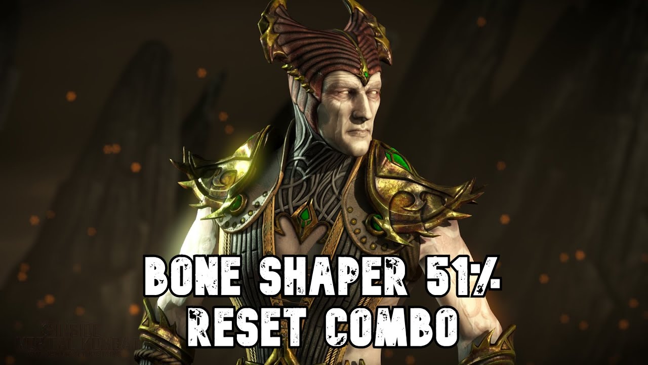 Mortal Kombat X SHINNOK Bone shaper 51% midscreen combo