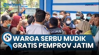 MUDIK GRATIS PEMPROV JATIM Diserbu Warga. Disediakan 100 Bus dengan 20 Kab/Kota Tujuan