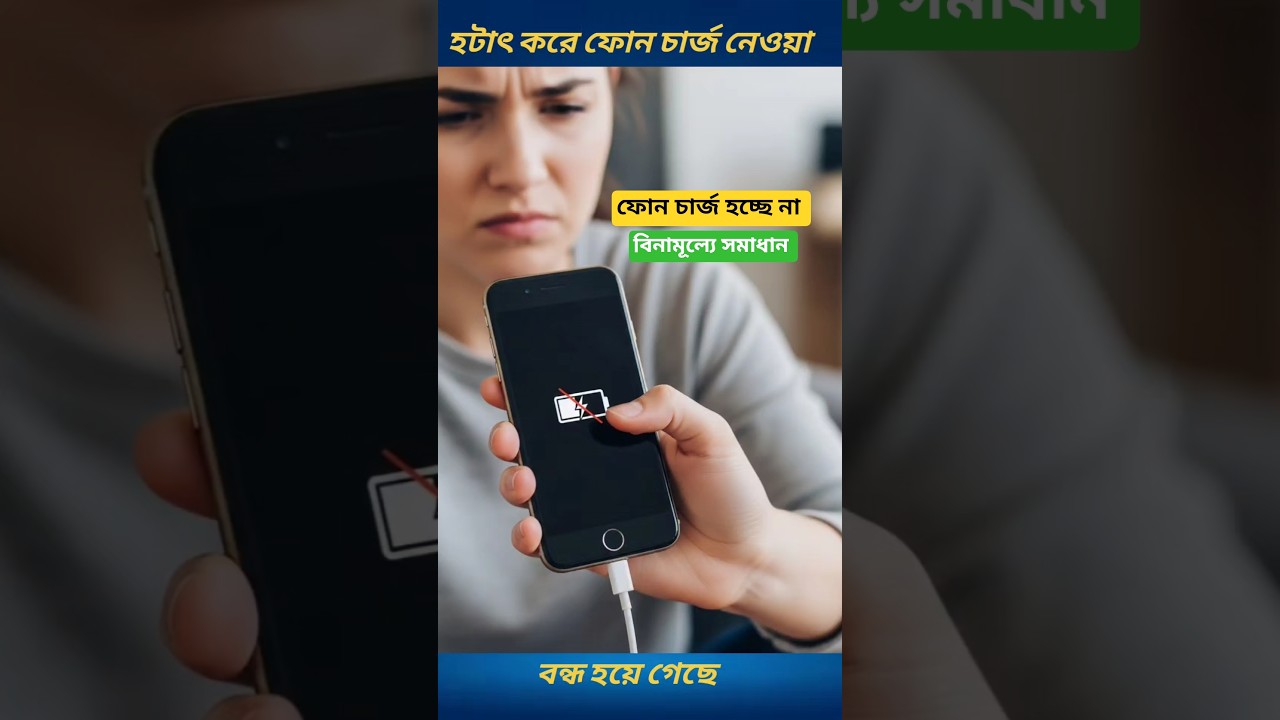 ⁣ফোন চার্জ দিলে চার্জ হয় না কেন।Why doesn't the phone charge when I charge it? #tips #tech #technolo