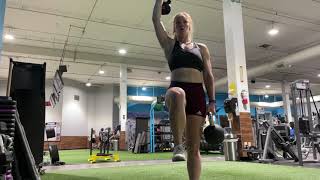 Offset Kettle Bell March