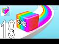 Jelly Run 2048 Gameplay Walkthrough Part 19 - Super Satisfying Merge Game (iOS &amp; Android)