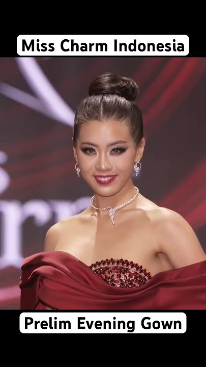 Miss Charm Indonesia during Evening Gown Round at Miss Charm 2024. #misscharm2024
