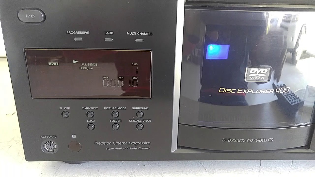 Sony DVP-CX985V 400-Disc SACD/DVD/CD Changer - YouTube