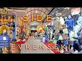SIDE EVRENSEKI 🛍️ Evening Walking 4K ANADOLU BAZAAR &amp; Shopping Street TÜRKIYE #Antalya #turkey