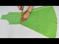Umbrella Cut Baby Frock / Dress Cutting and Stitching very Easy