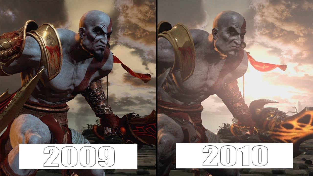 Comparação gráfica: God of War 3 no PlayStation 4 e no PlayStation 3