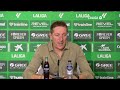 Rueda de prensa Luis Miguel Ramis pospartido Real Betis - Osasuna | Club Atlético Osasuna