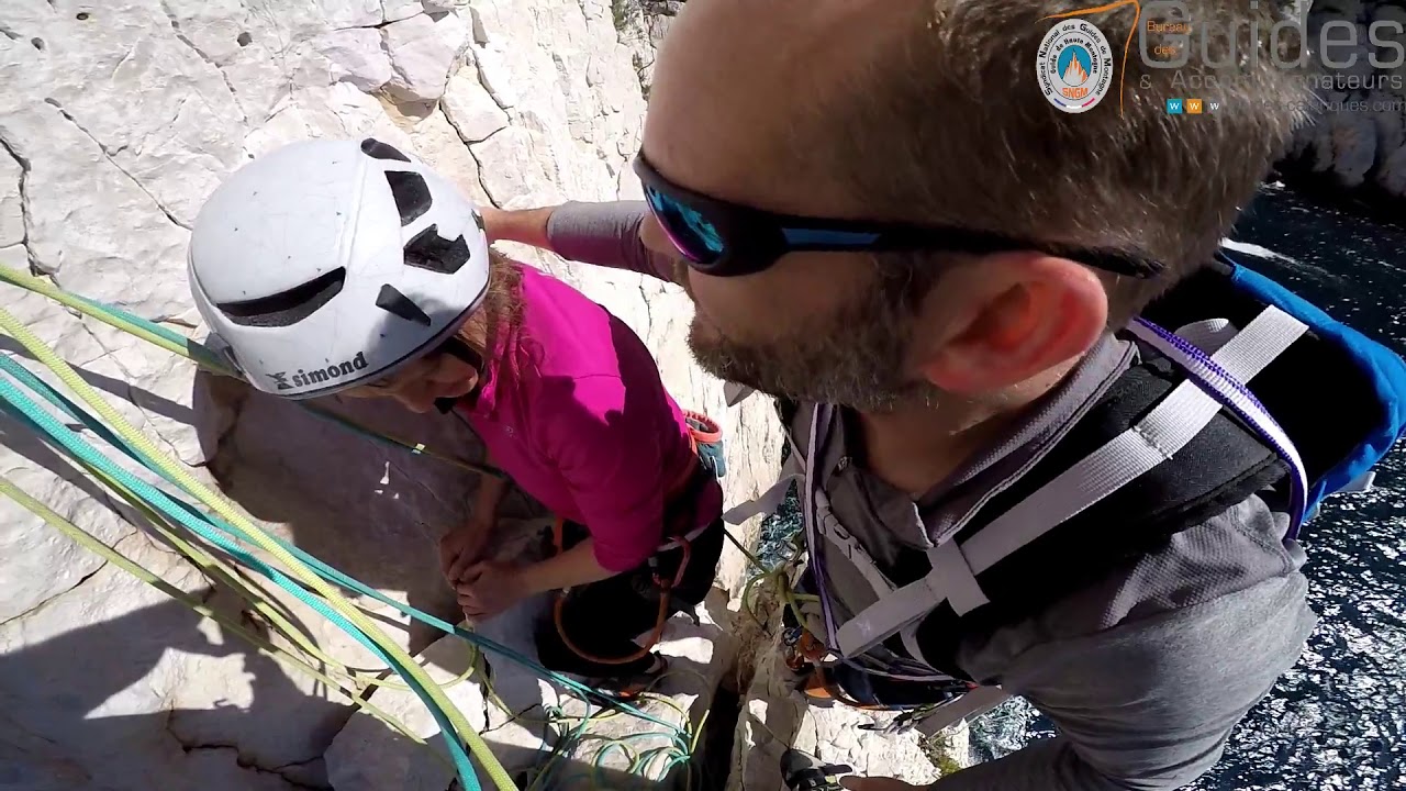 escalade gaston eissadon bureau des guides des calanques