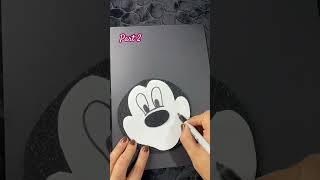 Educational crafts Mickey Mouse ️ #drawing #artandcraft #craftideas #diy #creativecrafts #shorts