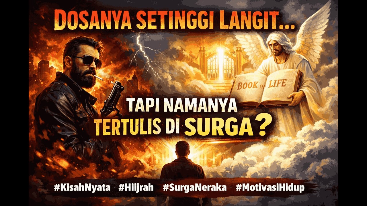 DOSANYA SETINGGI LANGIT… TAPI NAMA NYA TERTULIS DI SURGA ?!!KISAH TAUBAT YANG MENGGERTAKAN!!!