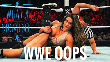 WWE Women Wrestler Oops Moments.