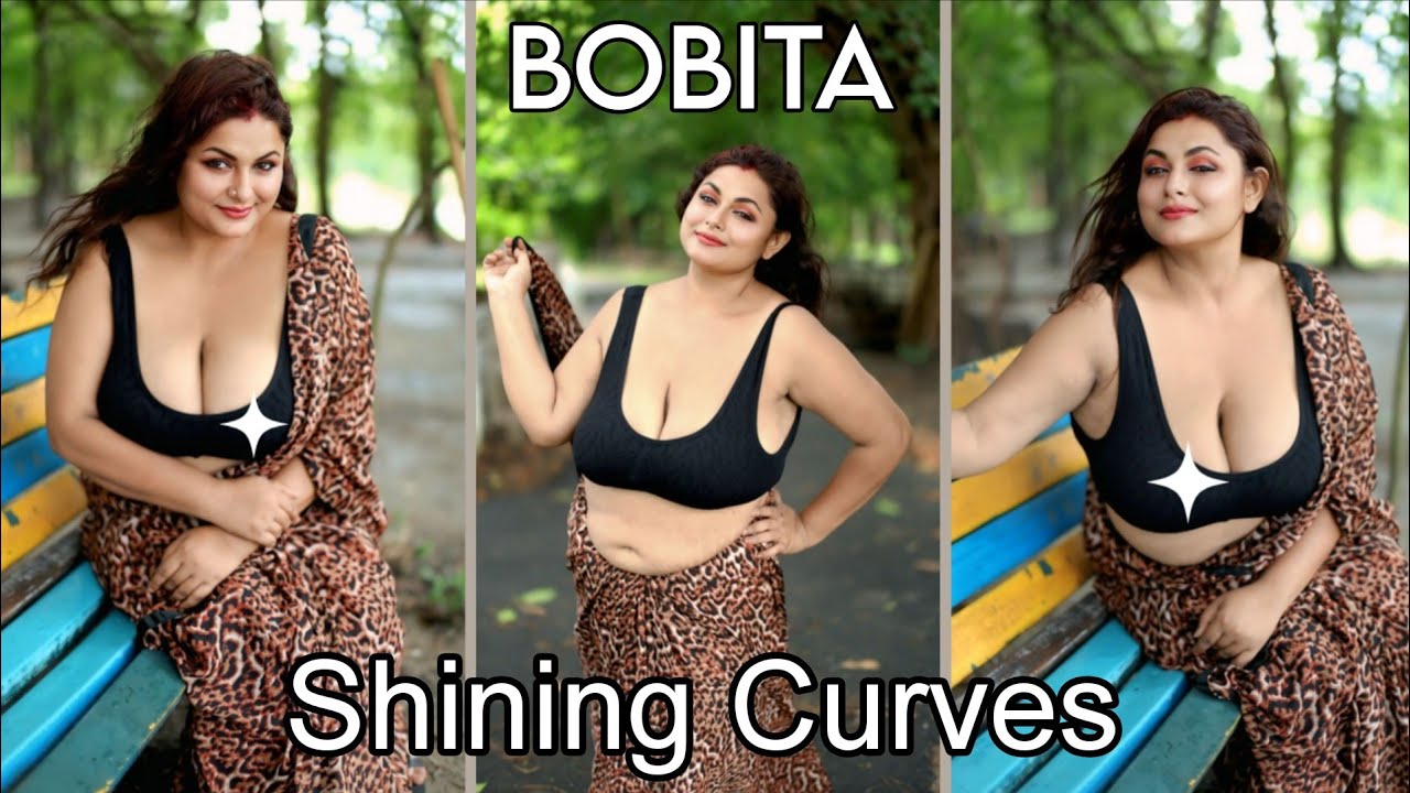 BONG BEAUTY IN OUTDOOR FEAT - BOBITA | SAREE FASHION VLOG | SHINING CURVES | 2025 | FULL 4k VIDEO