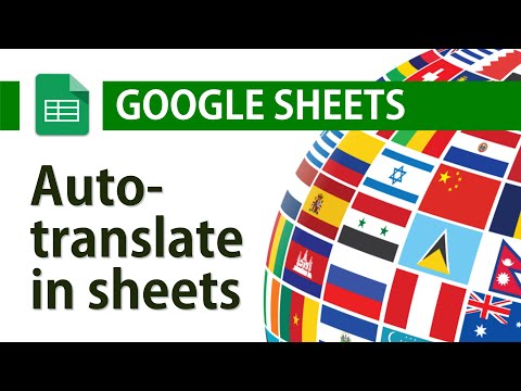 Automated translation with Google Translate in Google Spreadsheets | Bulk-Translate Simple formula