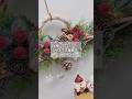 100均DIY🎄オーナメントを楽しむクリスマス壁飾り