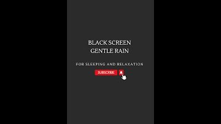 Black Screen Rain Sounds for Relaxation