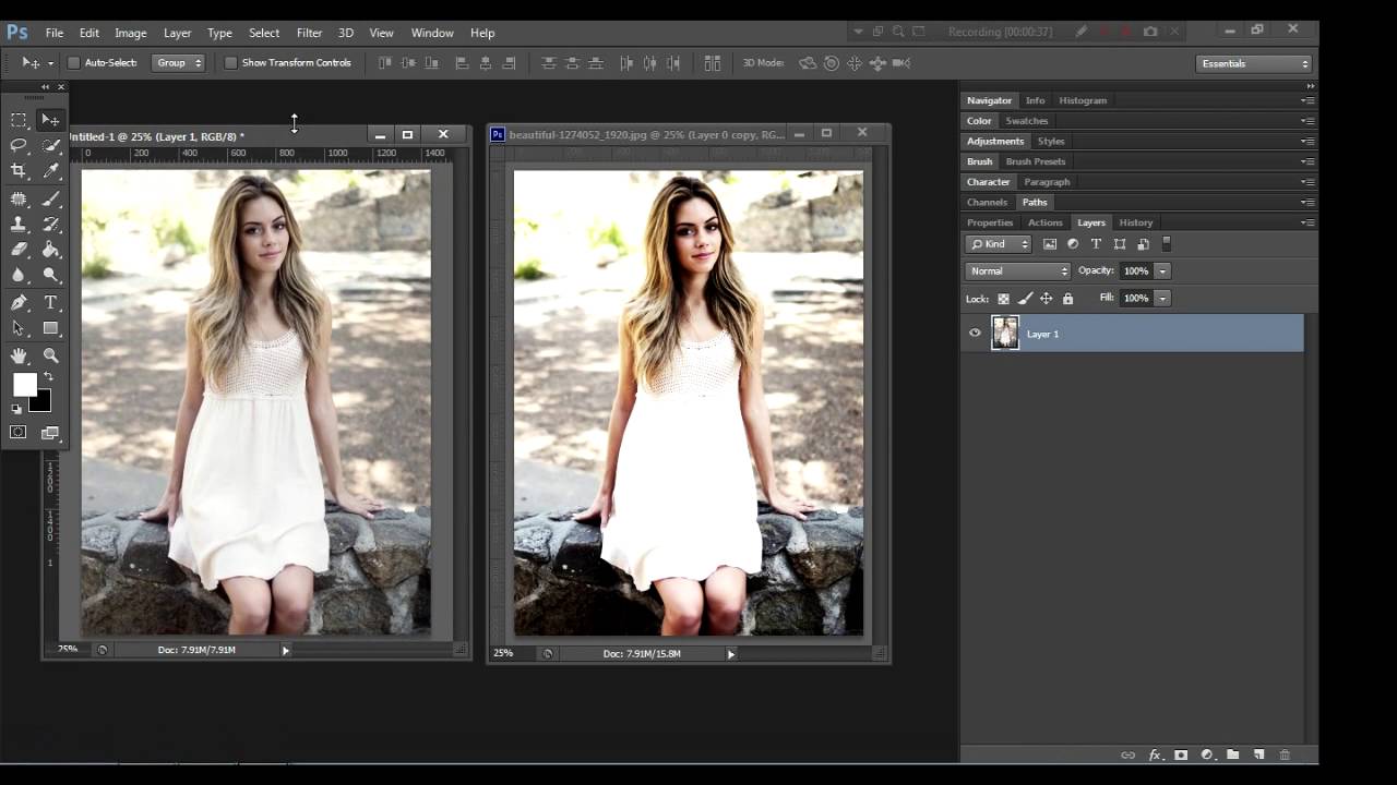 Photoshop ปรับสีภาพง่ายๆให้ดูมีออร่า - YouTube Photoshop ปรับสีภาพง่ายๆให้ดูมีออร่า - Youtube
