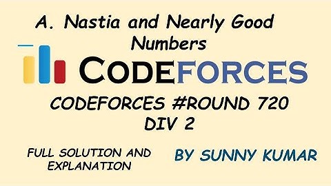 Nastia and Nearly Good Numbers | Maths | Problem A | Codeforces Round 720 Div2