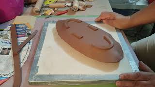 How to Make an Oval Dish Using a GR Pottery Form