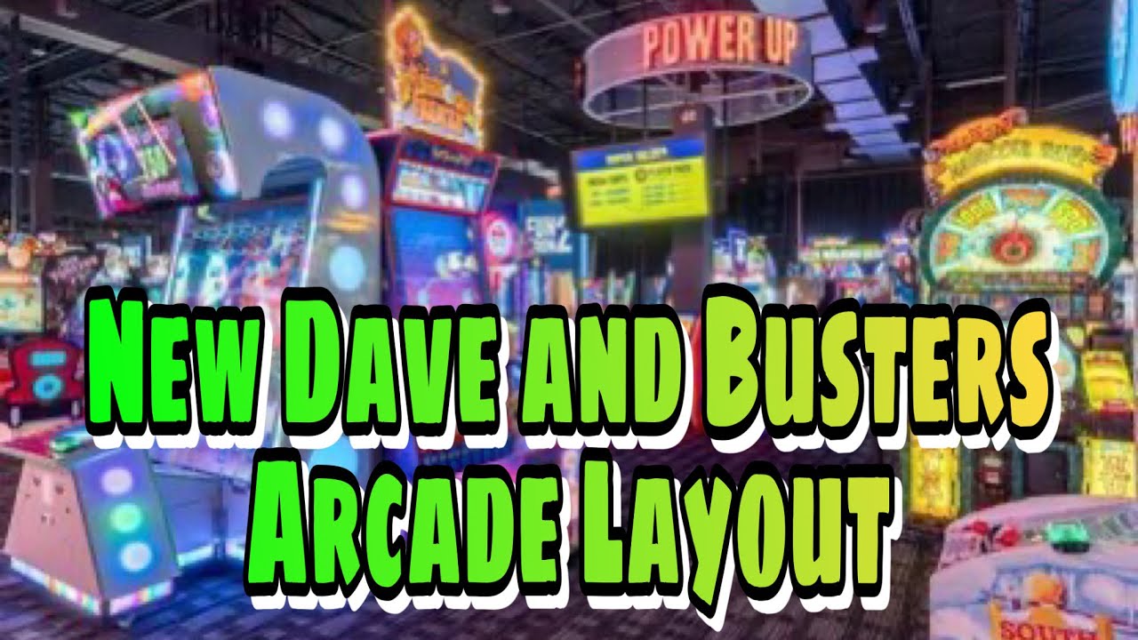 New Dave And Busters Arcade Layout YouTube