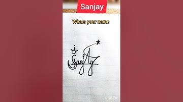 Signature of Sanjay #signature #shorts #art #sign #premium #signatureideas #shortsfeed