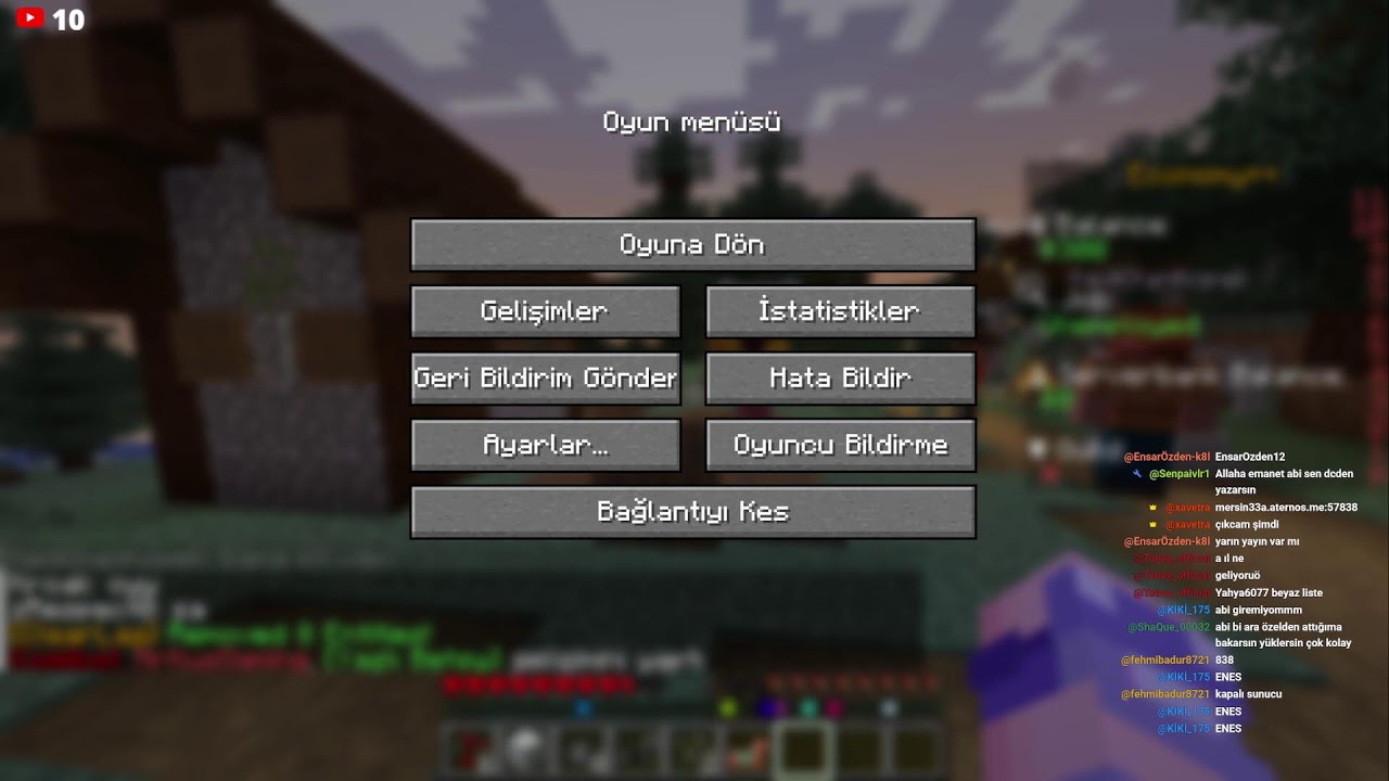 Minecraft Yayını Başladı Canlar   