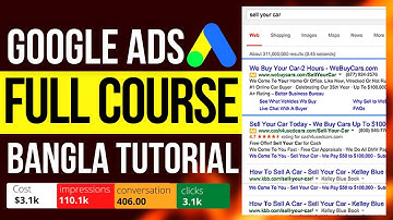 Google Ads Bangla Tutorial 2022 | Google Ads Course in Bangla | গুগলে কিভাবে বিজ্ঞাপন দিবেন | part-1