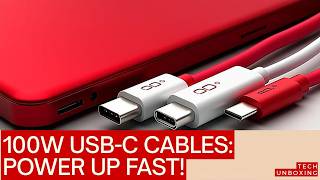 Unboxing INUI 100W USB-C Cables ⚡ Fast Charging Power! #USBc