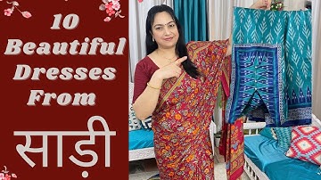 Latest Dress design|Sari Reuse Ideas|Stitching pattern|Designer kurtis|kurti haul|Ashi|casual kurti