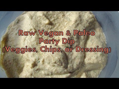 Raw Vegan Paleo Party Dip