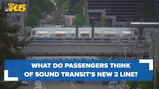 Sound Transit's 2 Line is open. Here's what passengers think of the new ride