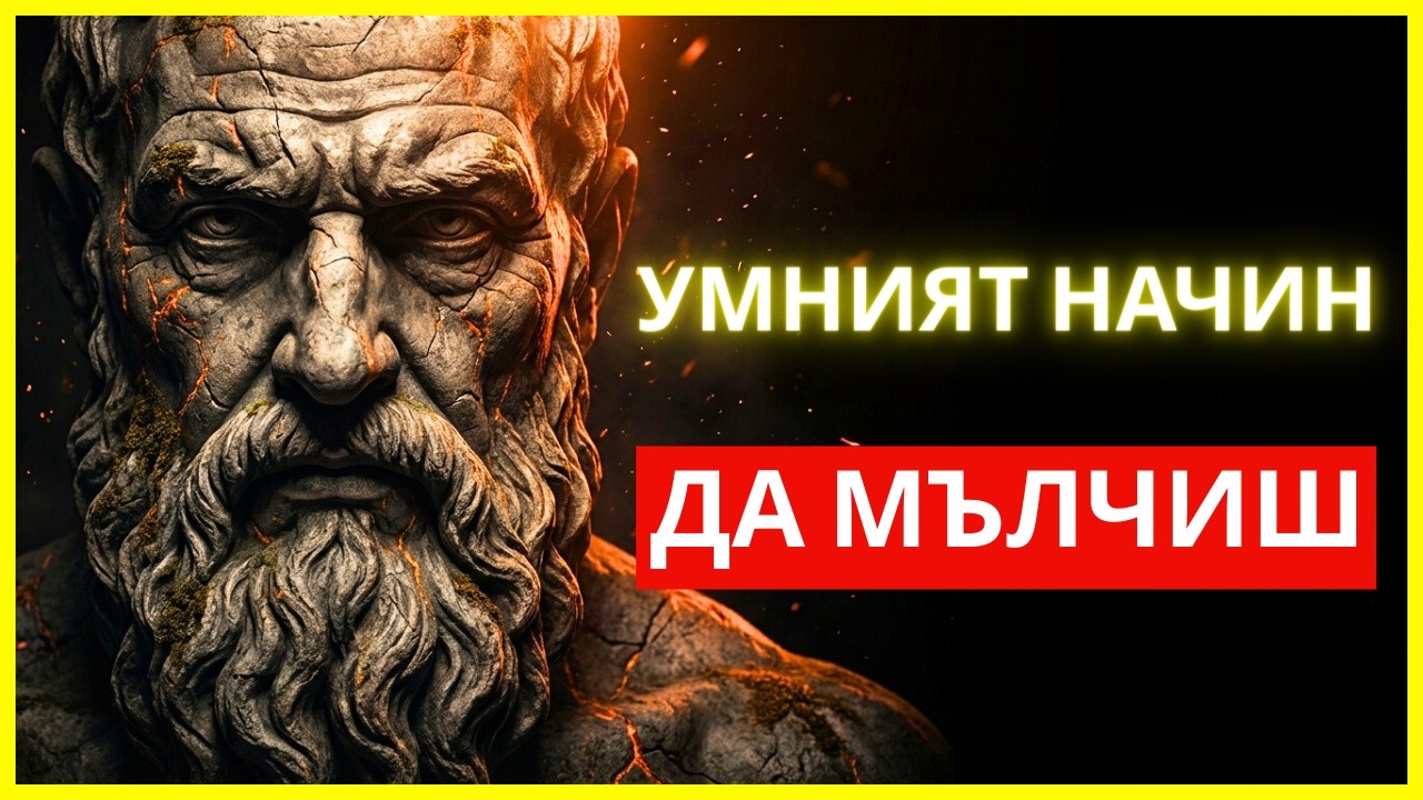 КАК ДА БЪДЕТЕ УВАЖАВАНИ МОМЕНТАЛНО: ИЗКУСТВОТО НА ТИШИНАТА | СТОИЧЕСКИ УРОЦИ