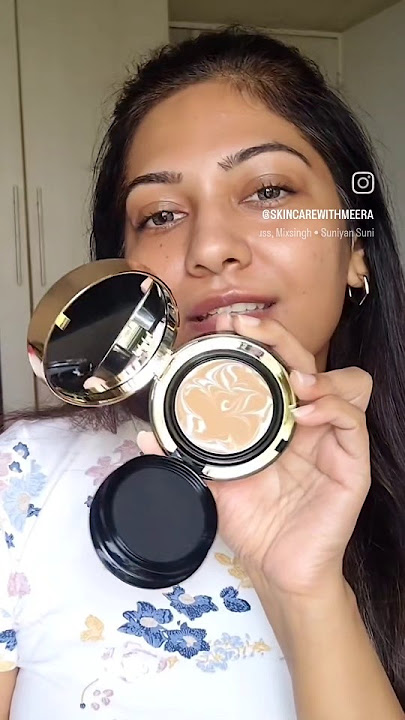 Trying Korea's most loved cushion foundation - Age 20s Signature Essence Cover Pact#makeup#yt#shorts